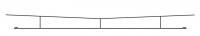 LC150 Peco Overhead Catenary Wires 200mm x 5